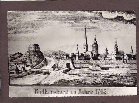 AK Radkersburg im Jahre 1745.