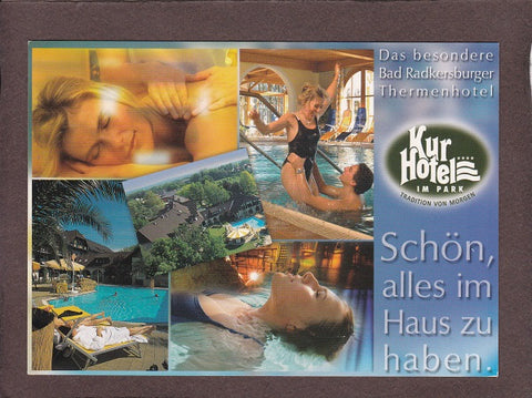 AK Bad Radkersburg. Kurhotel im Park.