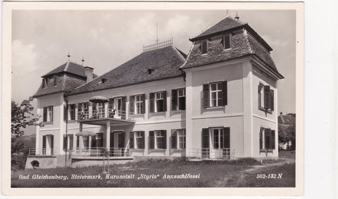 AK Bad Gleichenberg. Kuranstalt Styria Annaschlössel.