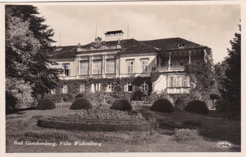 AK Bad Gleichenberg. Villa Wickenburg. (1933-34)
