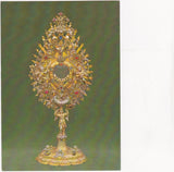 Karte Monstranz 1680, Bad Gleichenberg. Meister: Wolfgang Caspar Kolb, Augsburg.