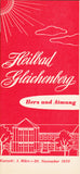 Broschüre Heilbad Gleichenberg. + Broschüre mit Preistabelle (rot)