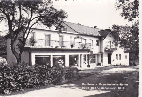 AK Bad Gleichenberg. Kaufhaus und Fremdenheim Reiter.