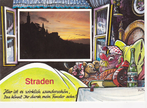 AK Straden. Hier ist es wirklich wunderschön, Das könnt Ihr durch mein Fenster sehn!
