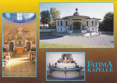 AK Bierbaum - Trössing. Fatima Kapelle. Altarraum mit Kuppel. Krypta.
