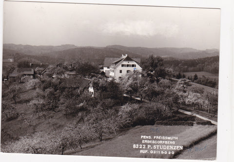 AK Ebersdorfberg. Gasthof Pension Freißmuth. Studenzen.