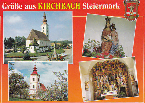 AK Grüße aus Kirchbach.