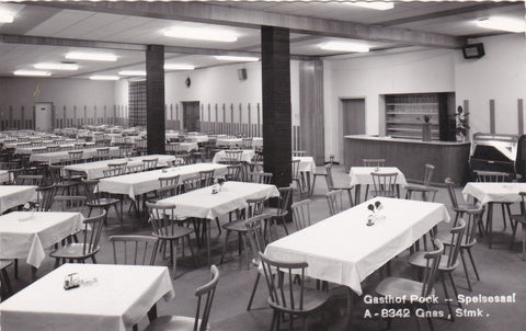 AK Gnas. Gasthof Pock - Speisesaal.