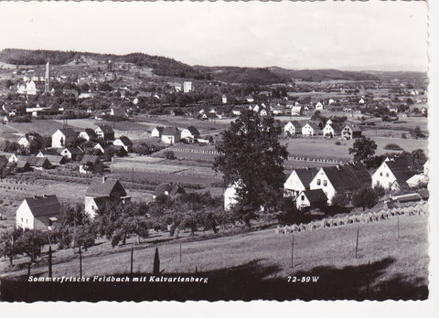 AK Feldbach mit Kalvarienberg.