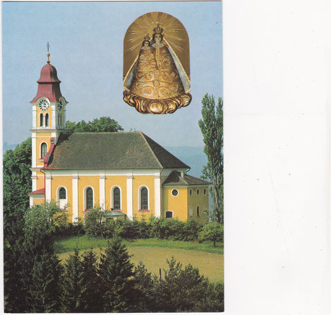 AK Wallfahrtskirche Klein Mariazell am Eichkögl mit Gnadenbild.