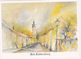 AK Bad Radkersburg im steirischen Thermenland. nach einem Aquarell von Gerhard Guttmann.