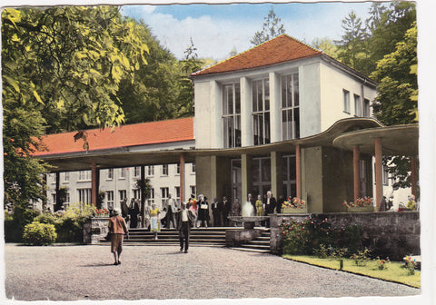 AK Bad Gleichenberg. Kurmittelhaus Hauptportal.