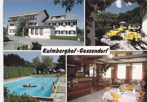 AK Gossendorf 5. Kulmberghof. Gasthof Pension Fam. Gölles-Ladenhaufen.