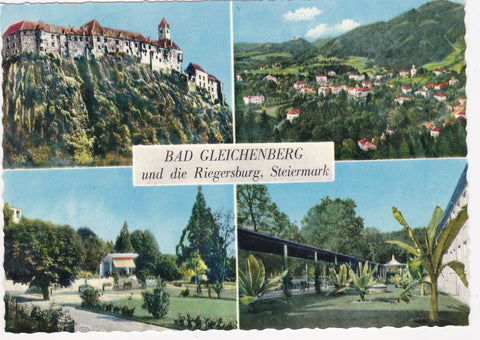 AK Bad Gleichenberg und die Riegersburg. (1965)