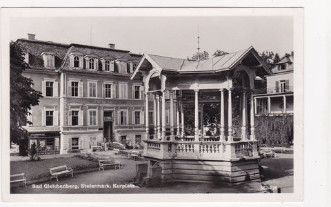 AK Bad Gleichenberg. Kurplatz. (1950-51)
