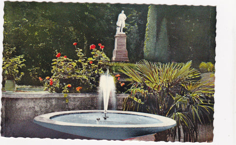 AK Heilbad Gleichenberg. Kurparkmotiv mit Wickenburg-Denkmal. (1962)