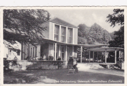 AK Bad Gleichenberg. Kurmittelhaus (Teilansicht) (1953-54)
