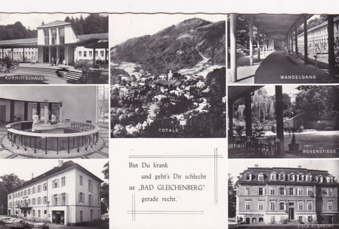 AK Bist du krank und geht's Dir schlecht ist Bad Gleichenberg gerade recht. (1966)