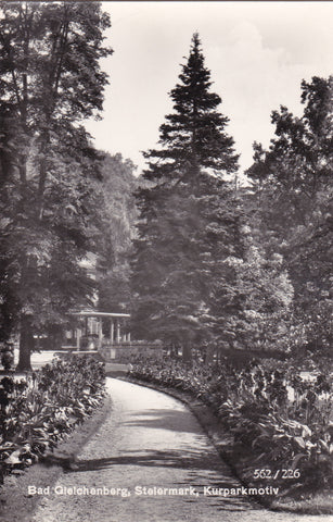 AK Bad Gleichenberg, Kurparkmotiv.
