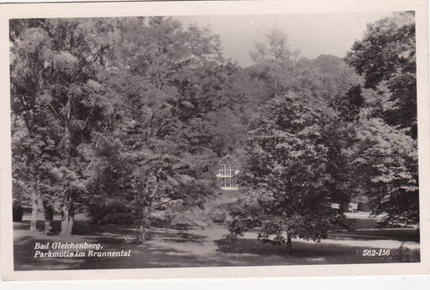 AK Bad Gleichenberg. Parkmotiv im Brunnental. (1952-53)