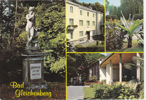 AK Bad Gleichenberg. Gott des Schweigens. Haus Triestine. Kurpark.