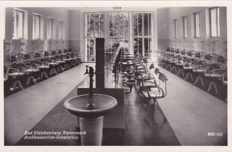 AK Bad Gleichenberg. Medikamenten-Inhalation. (1952-53)