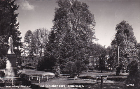 AK Bad Gleichenberg. Wickenburg-Denkmal. (1957)