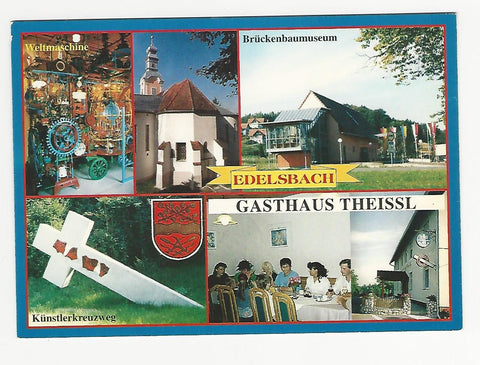 AK Erlebnisdorf Edelsbach. Gasthgaus Theissl.