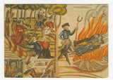AK Riegersburg. Landesausstellung 1987. Gleichzeitige Verbrennung dreier Hexen auf dem Scheiterhaufen.