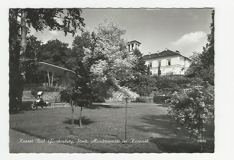 AK Kurort Bad Gleichenberg, Musikterrasse im Kurpark.