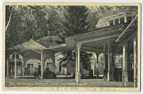 AK Bad Gleichenberg. Emma- und Konstantinquelle. (1935-36)