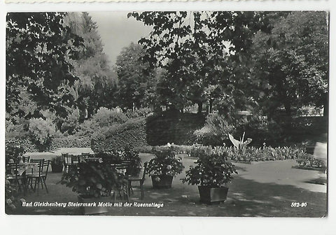 AK Bad Gleichenberg. Motiv mit der Rosenstiege.