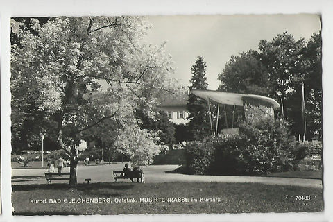 AK Bad Gleichenberg. Musikterrasse im Kurpark. (1960)