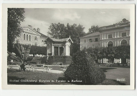 AK Heilbad Gleichenberg. Kurplatz m. Vereins- u. Kurhaus. (1942)