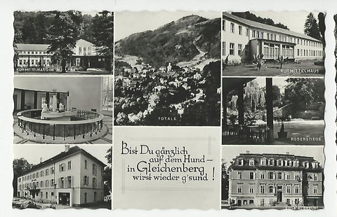 AK Bist du gänzlich auf dem Hund - in Gleichenberg wirst wieder g'sund!