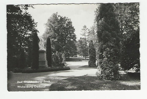 AK Bad Gleichenberg. Wickenburg Denkmal.