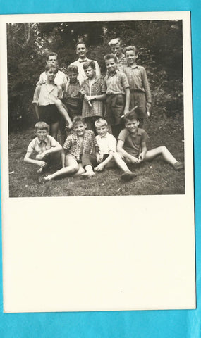 Foto "Meine Gruppe in Hatzendorf Erzieher v. 9.8. - 5.89. 1956"