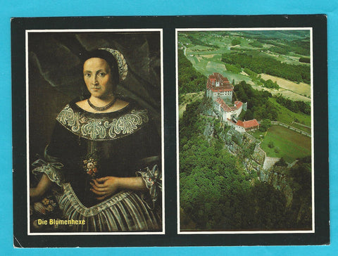AK Riegersburg. Blumenhexe Katharina Paldauf.