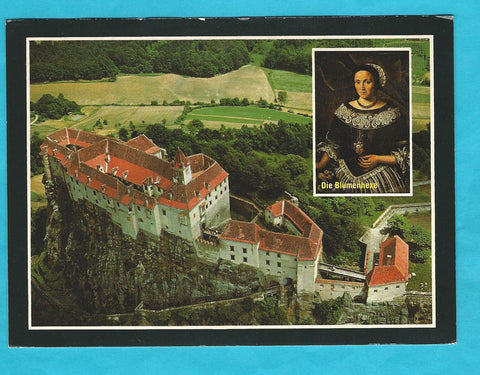 AK Riegersburg. Blumenhexe Katharina Paldauf.