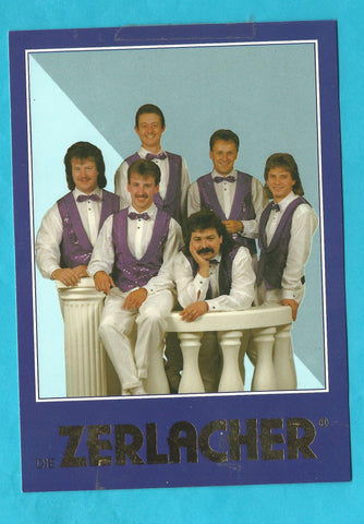 Autogrammkarte Die Zerlacher. Kirchbach.