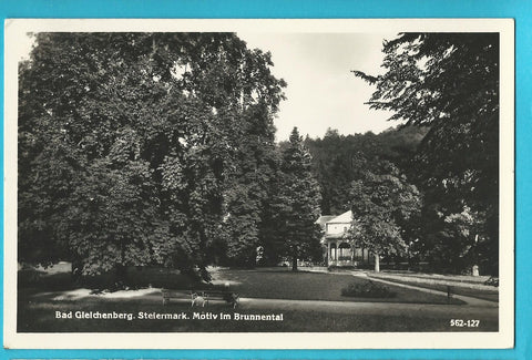 AK Bad Gleichenberg. Motiv im Brunnental. (1949-50)