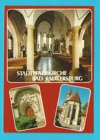 AK Stadtpfarrkirche Bad Radkersburg.