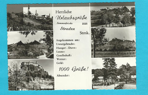 AK Herzliche Urlaubsgrüße aus Straden. 1000 Grüße!