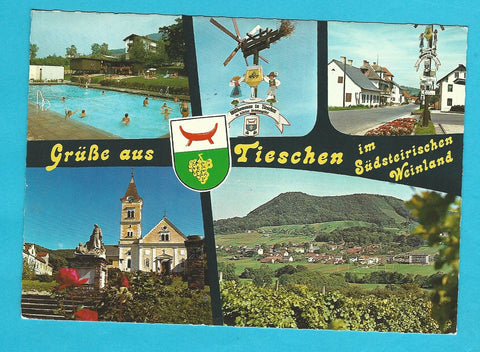 AK Grüße aus Tieschen.