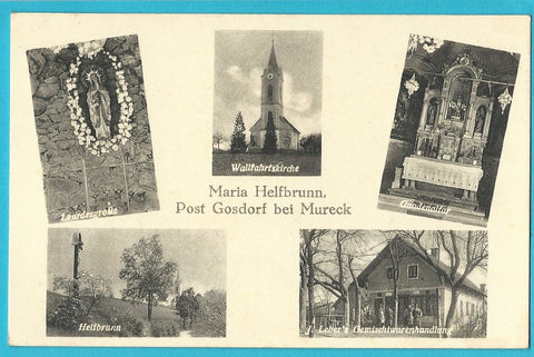 AK Maria Helfbrunn. Gosdorf bei Mureck. (1949)