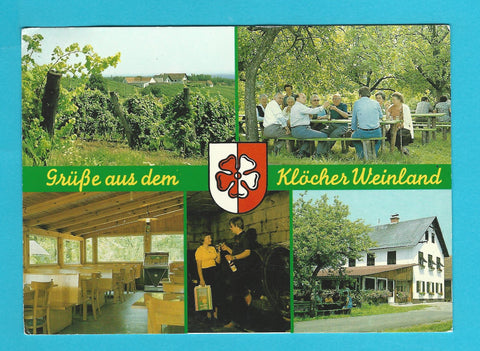 AK Grüße aus dem Klöcher Weinland.