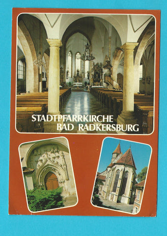AK Bad Radkersburg. Stadtpfarrkirche.