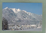 AK Winter in Kärnten. Berg im Drautal mit Jauken.