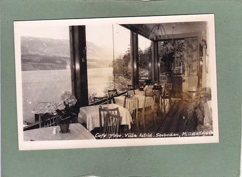 AK Seeboden, Millstättersee. Cafe. Villa Astrid.