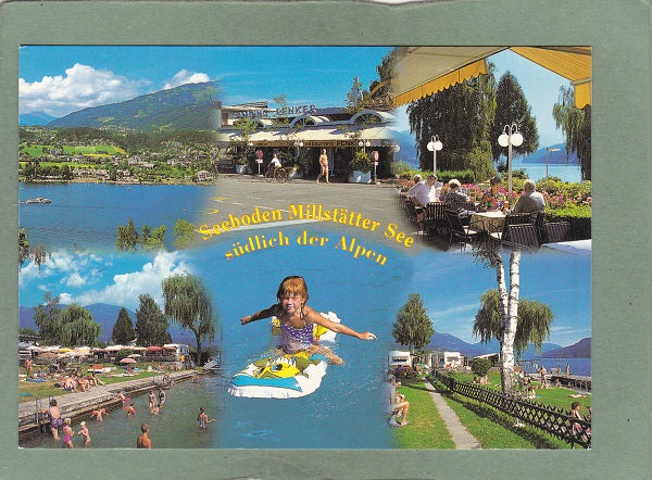AK Seeboden. Millstätter See. Restaurant See Cafe-Camping Penker. Seep –  Parmenides Ansichtskarten